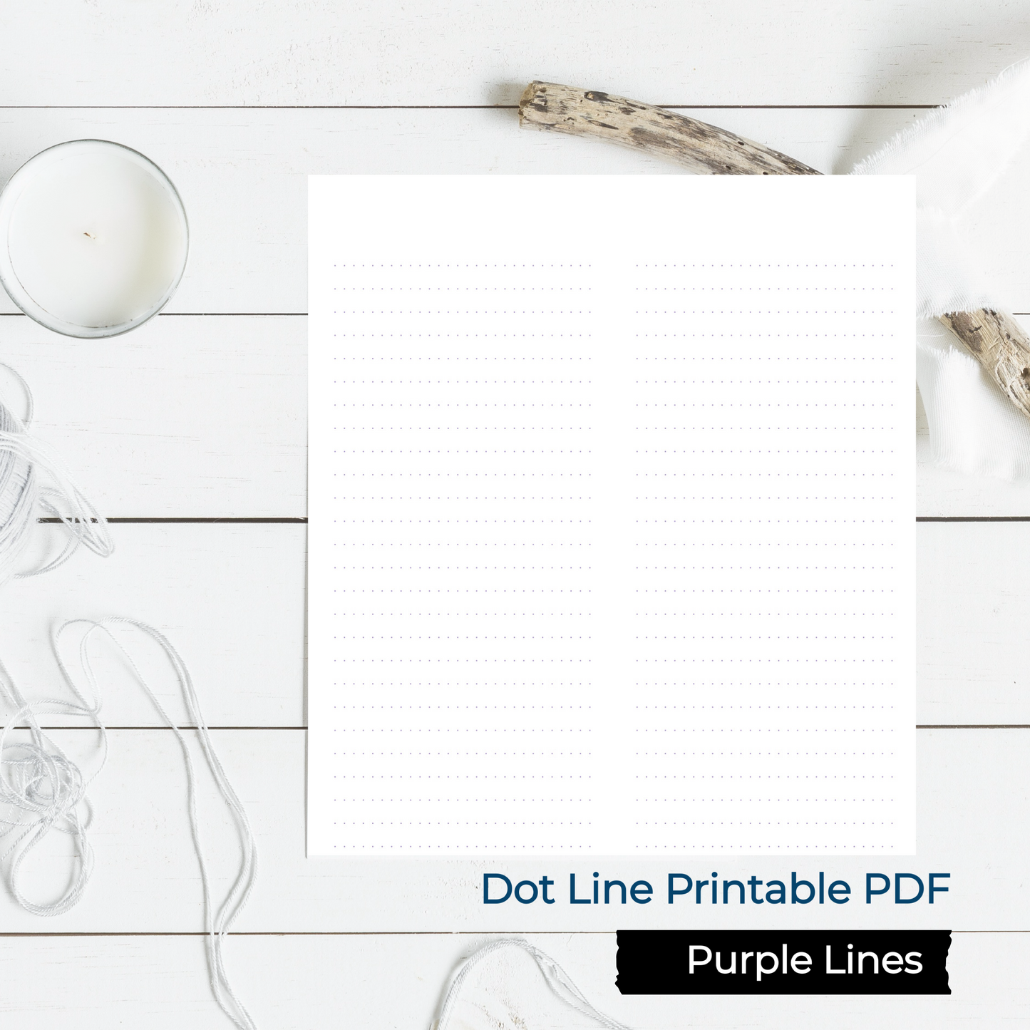 DOT LINE Book Binding Signature Printable-PDF