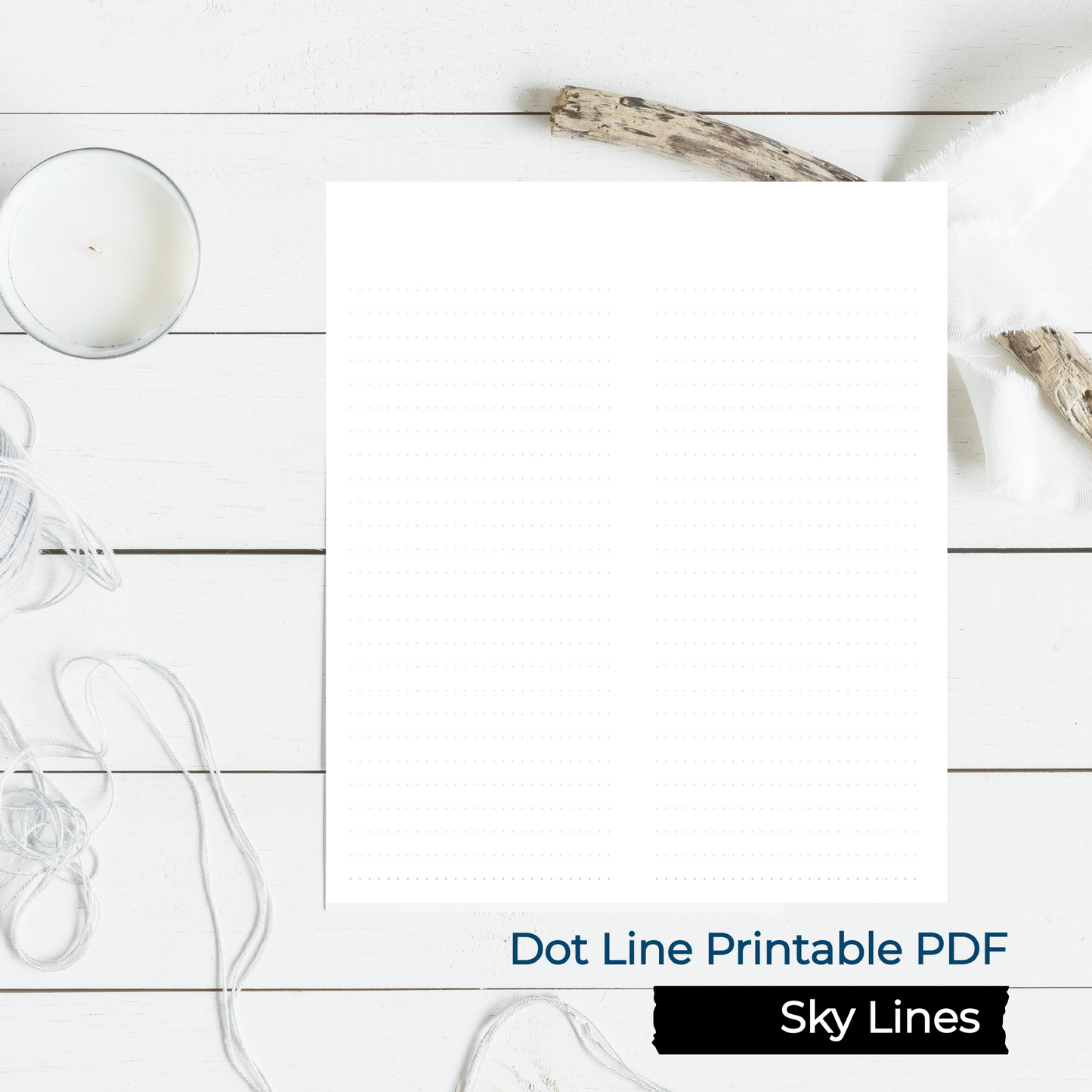 DOT LINE Book Binding Signature Printable-PDF