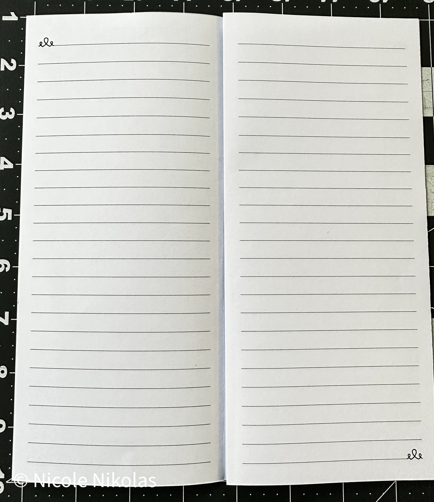 Mini LOOP Decorative Book Binding Signature Printable-PDF