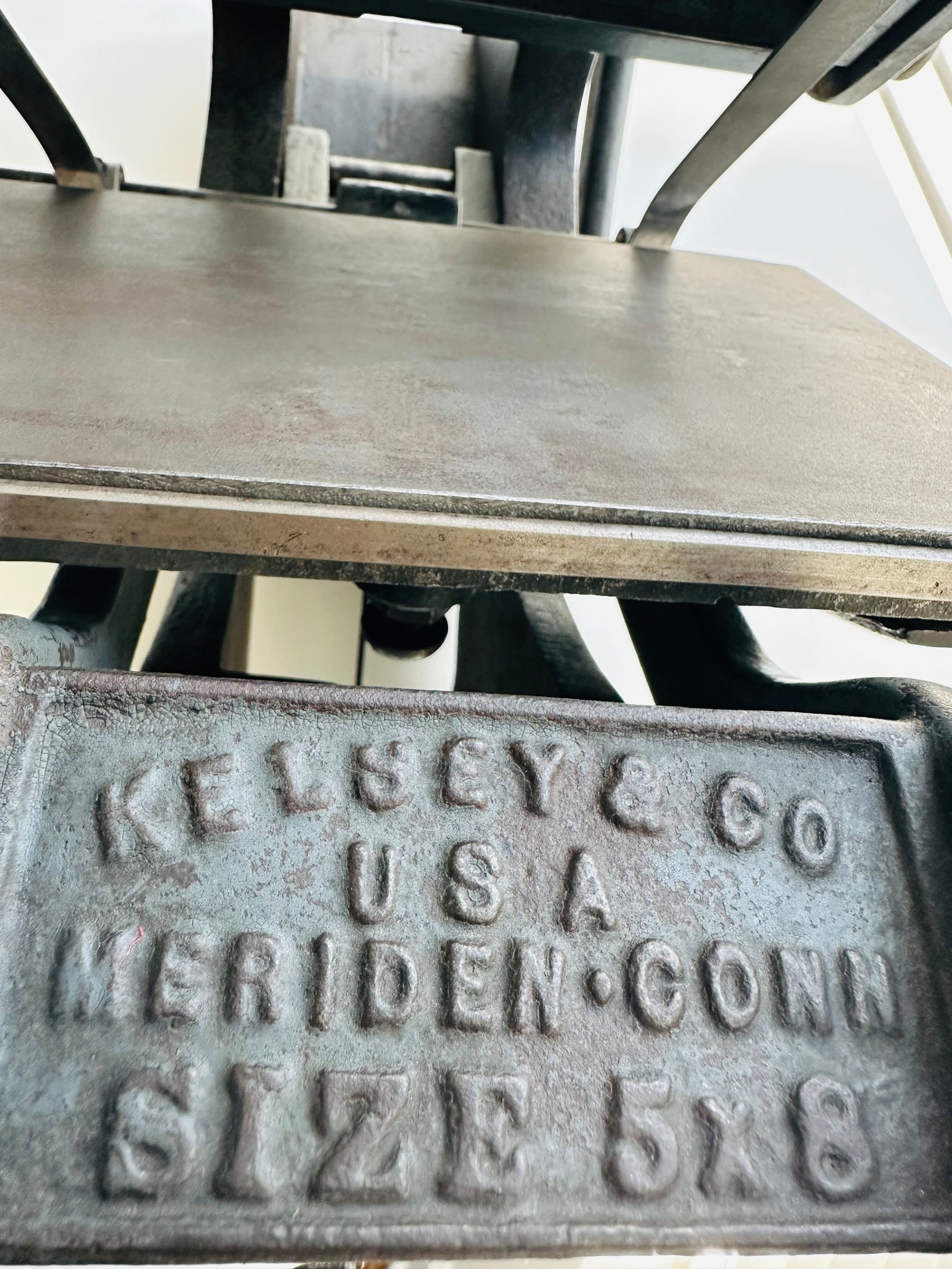 Vintage Kelsey Excelsior Model O 5"x8" Tabletop Letterpress