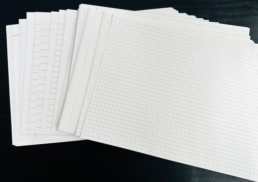 IMPERFECT Printed Book Binding Signatures - Variety 12”