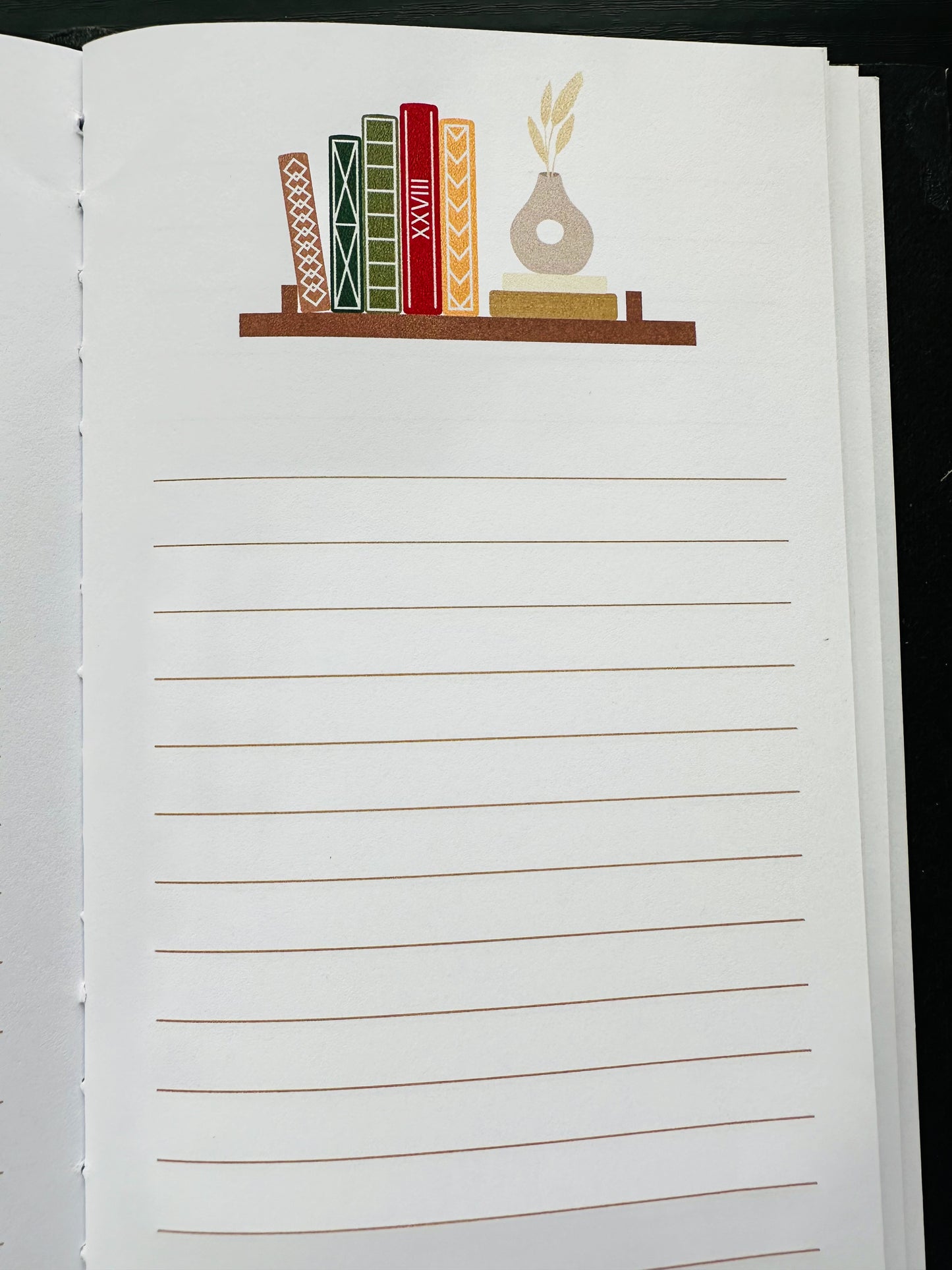 Books & Journals Decorative Book Binding Signature Printable-PDF